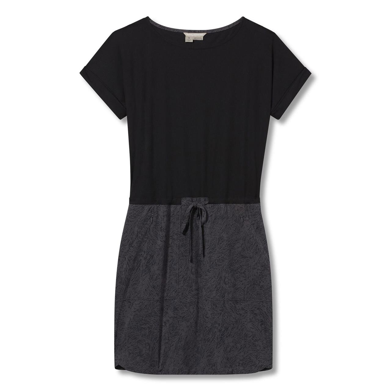 Royal Robbins Womens Spotless Evolution Dress Grå Asphalt Elkhorn Large Grå (ASPHALT EL  X-large