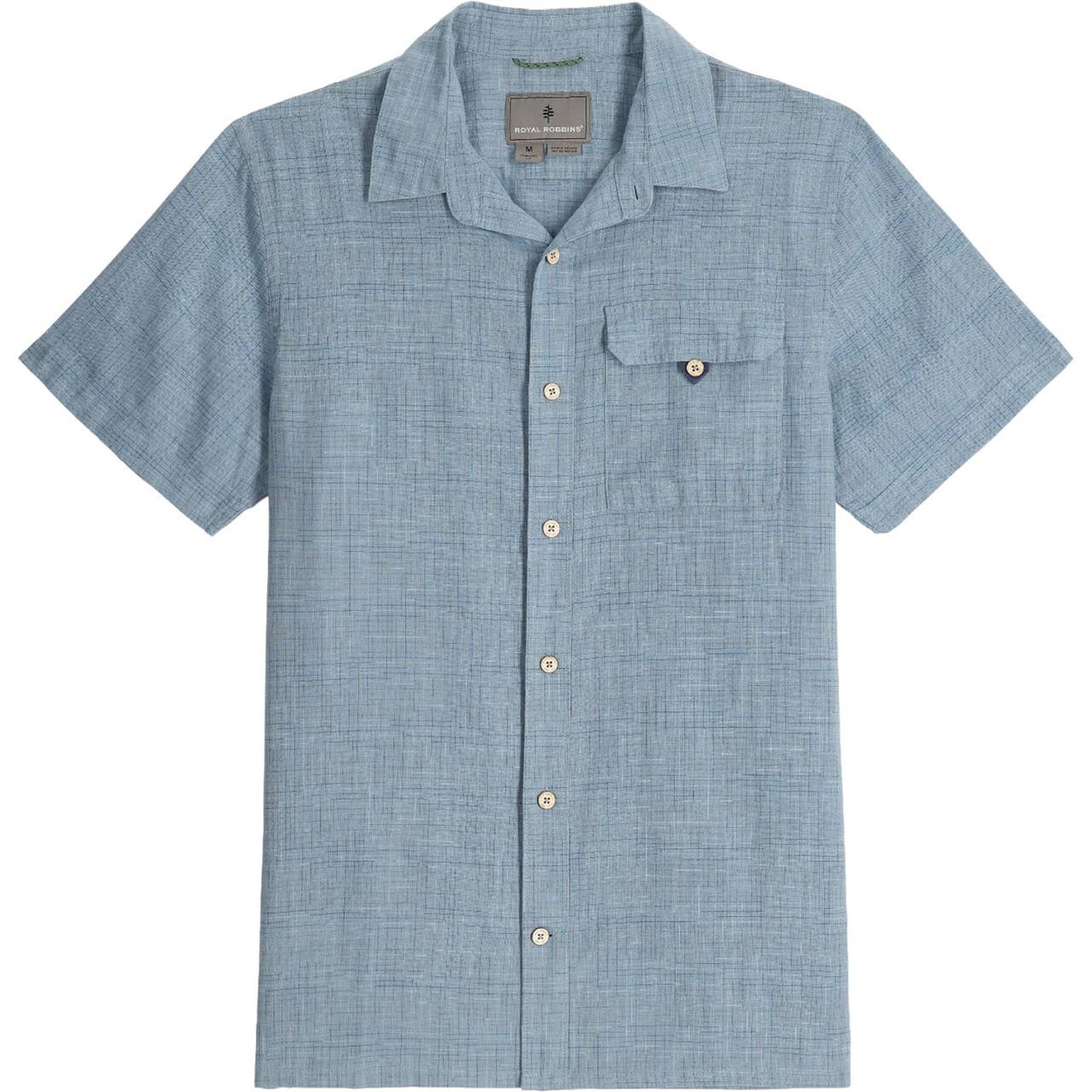 Royal Robbins Mens Hempline Spaced Blå Mtn Spring Large Blå (MTN SPRING  XX-large