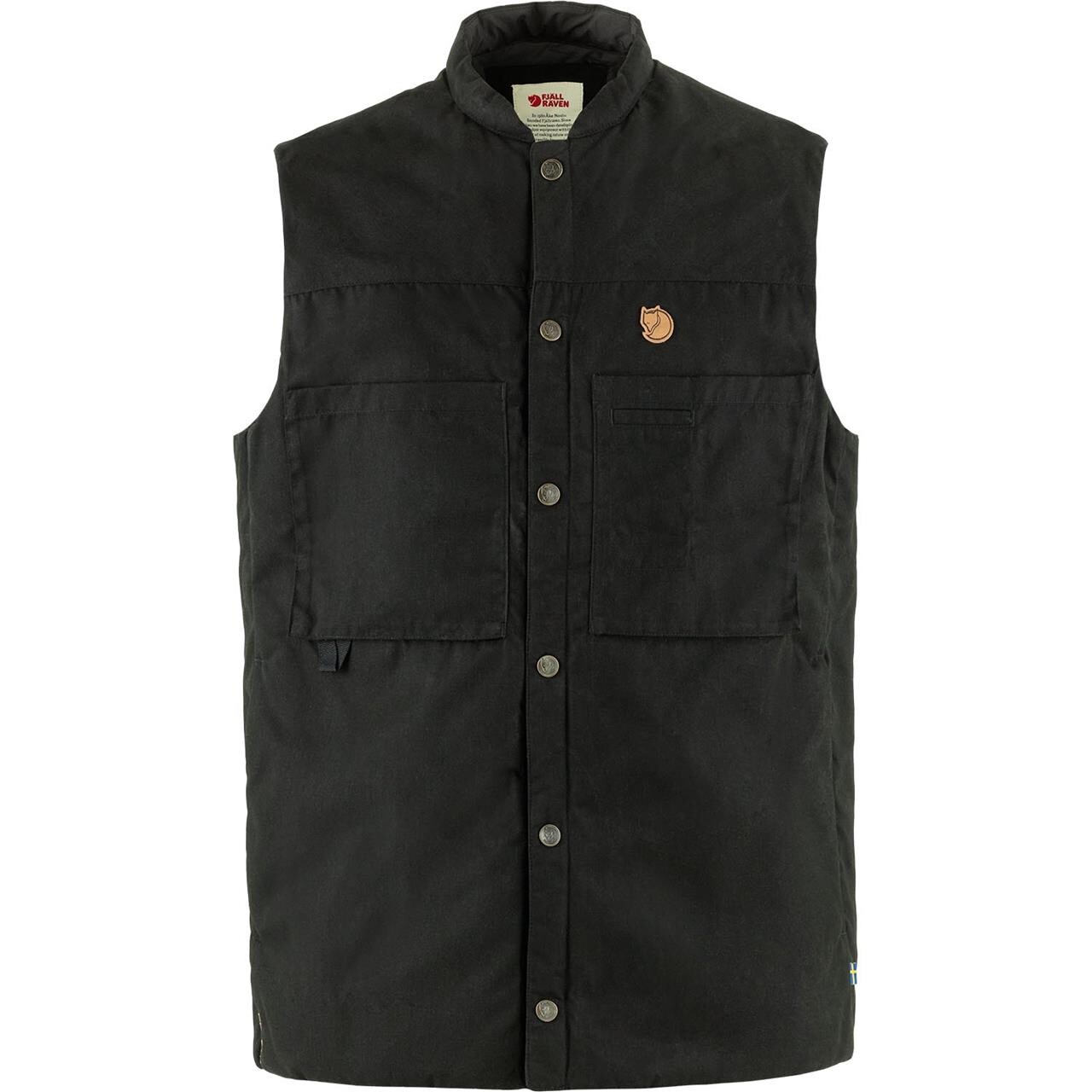 Fjallraven Mens Singi Padded Vest Sort Black 550 Large Sort  XX-large