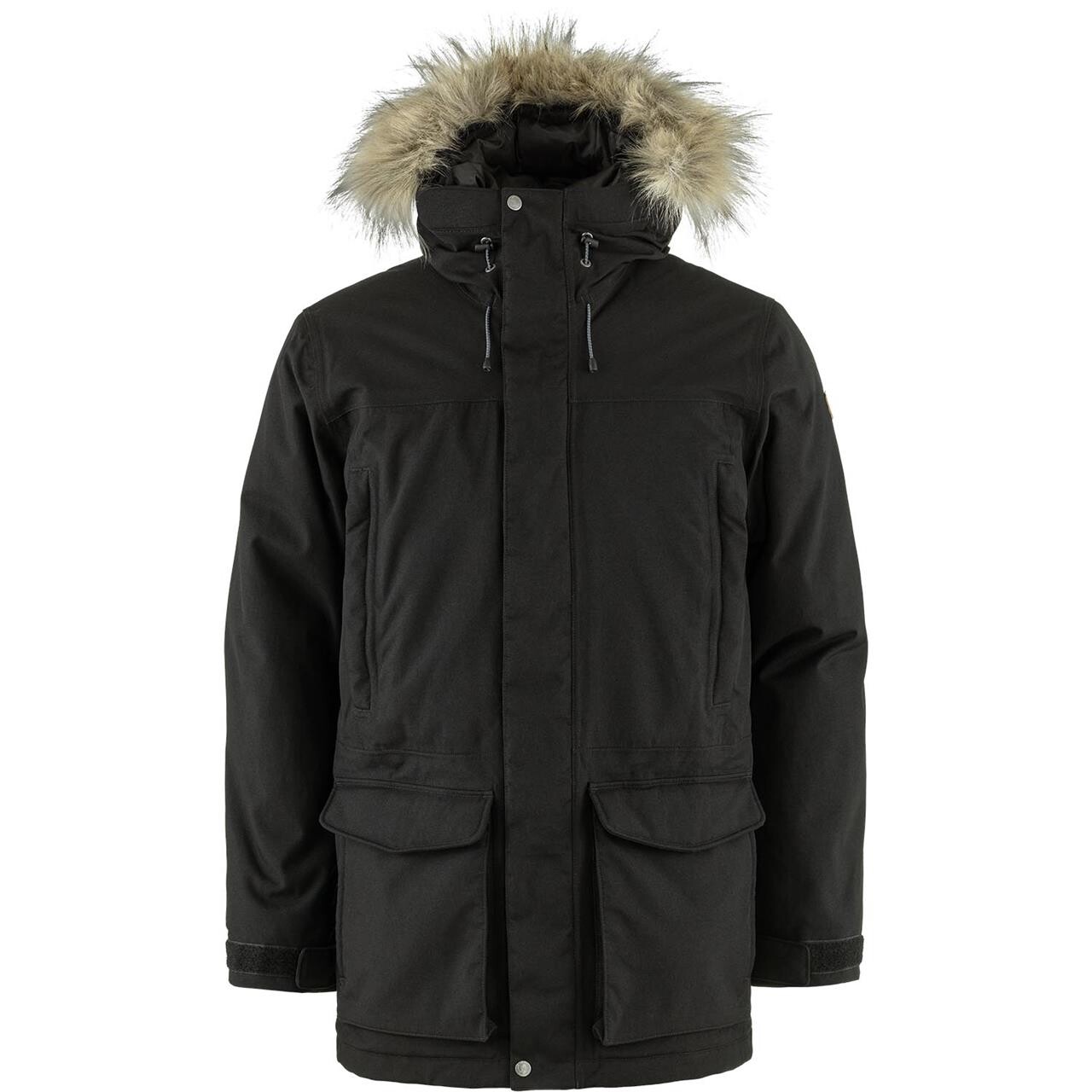 Fjallraven Mens Nuuk Lite Parka Sort Black 550 Large Sort  XX-large