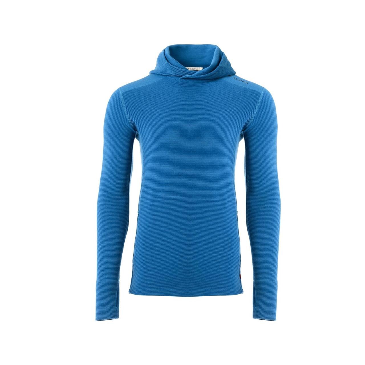 Aclima Mens Streamwool Hoodie Blå Corsair Large Blå (CORSAIR)  XX-large
