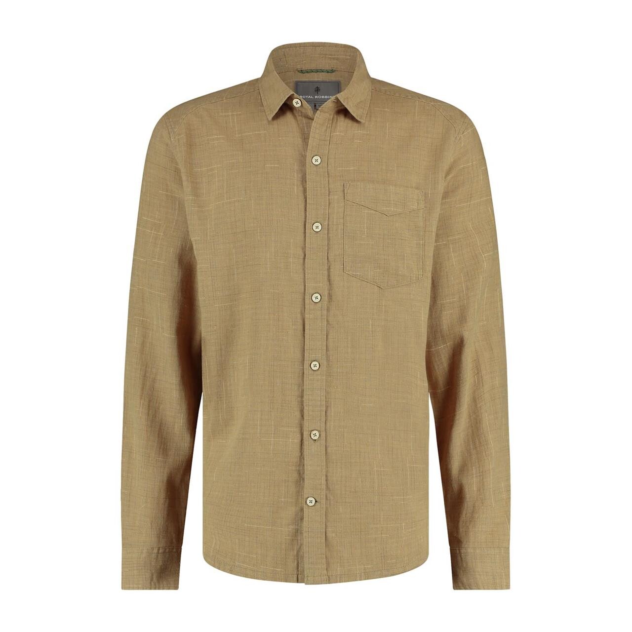 Royal Robbins Mens Hempline Spaced Beige Bistre Large Beige (BISTRE)  X-large