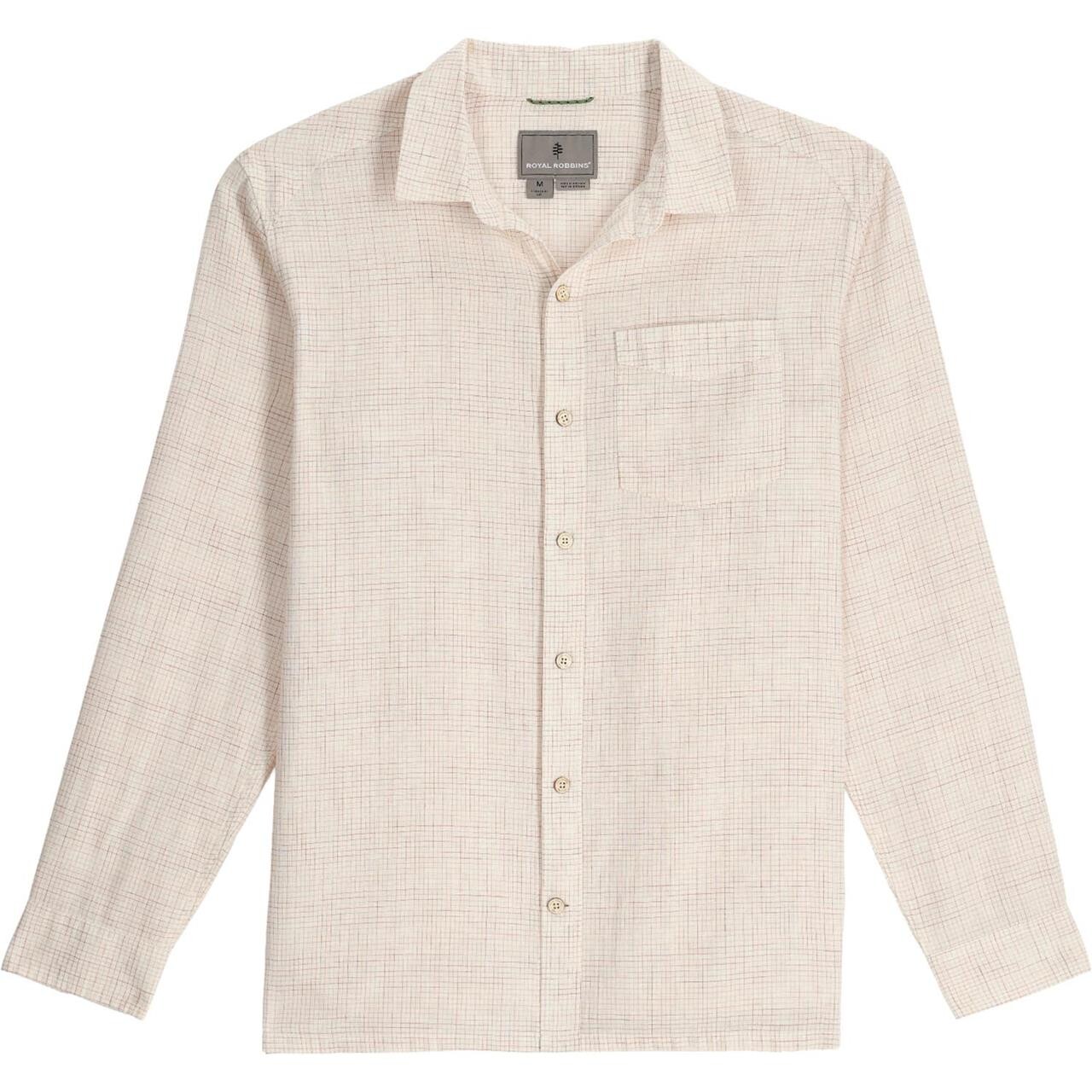 Royal Robbins Mens Hempline Spaced Hvid Blended Undyed Large Hvid  X-large