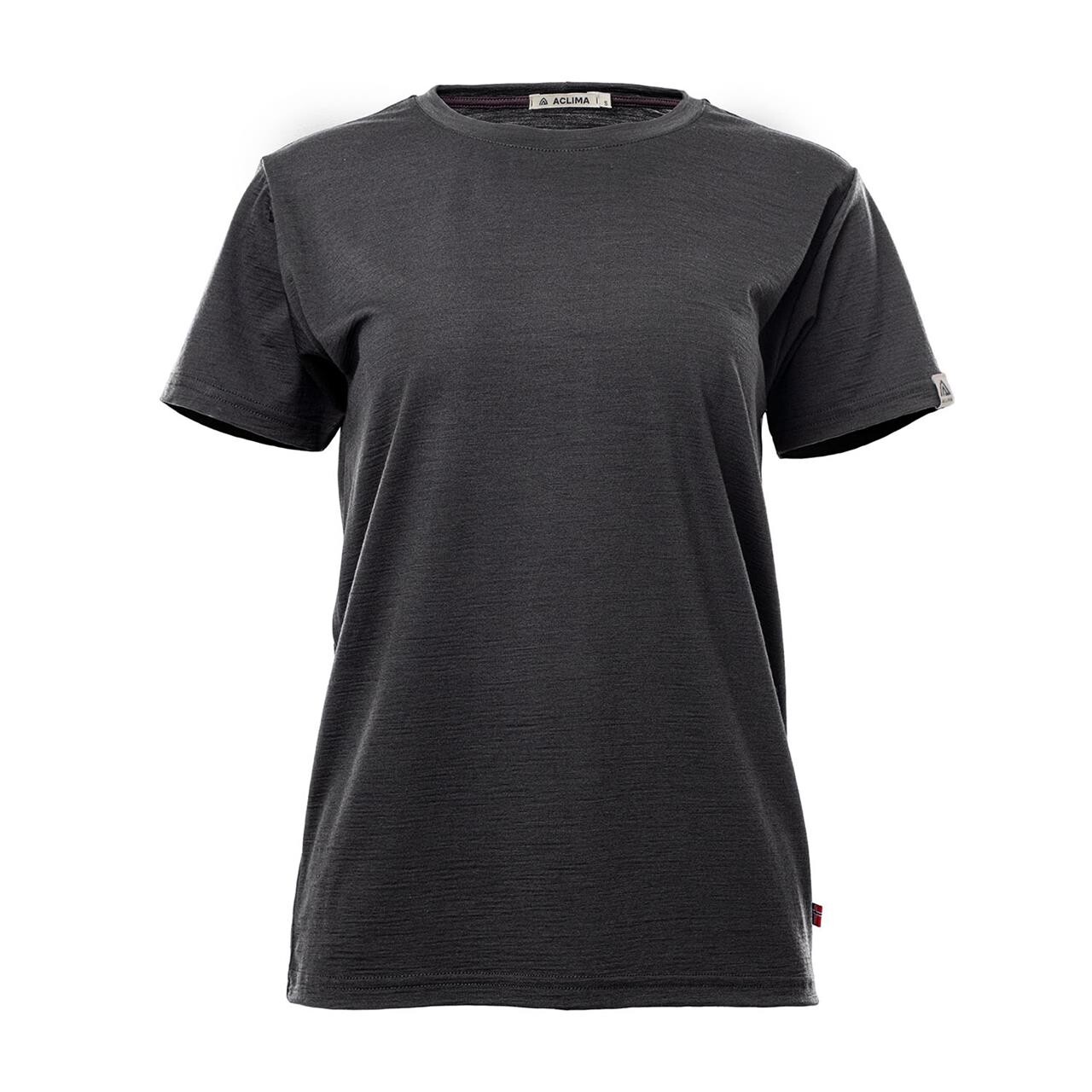 Aclima Womens Lightwool 180 Classic Tee Grå Marengo Large Grå (MARENGO)  XX-large