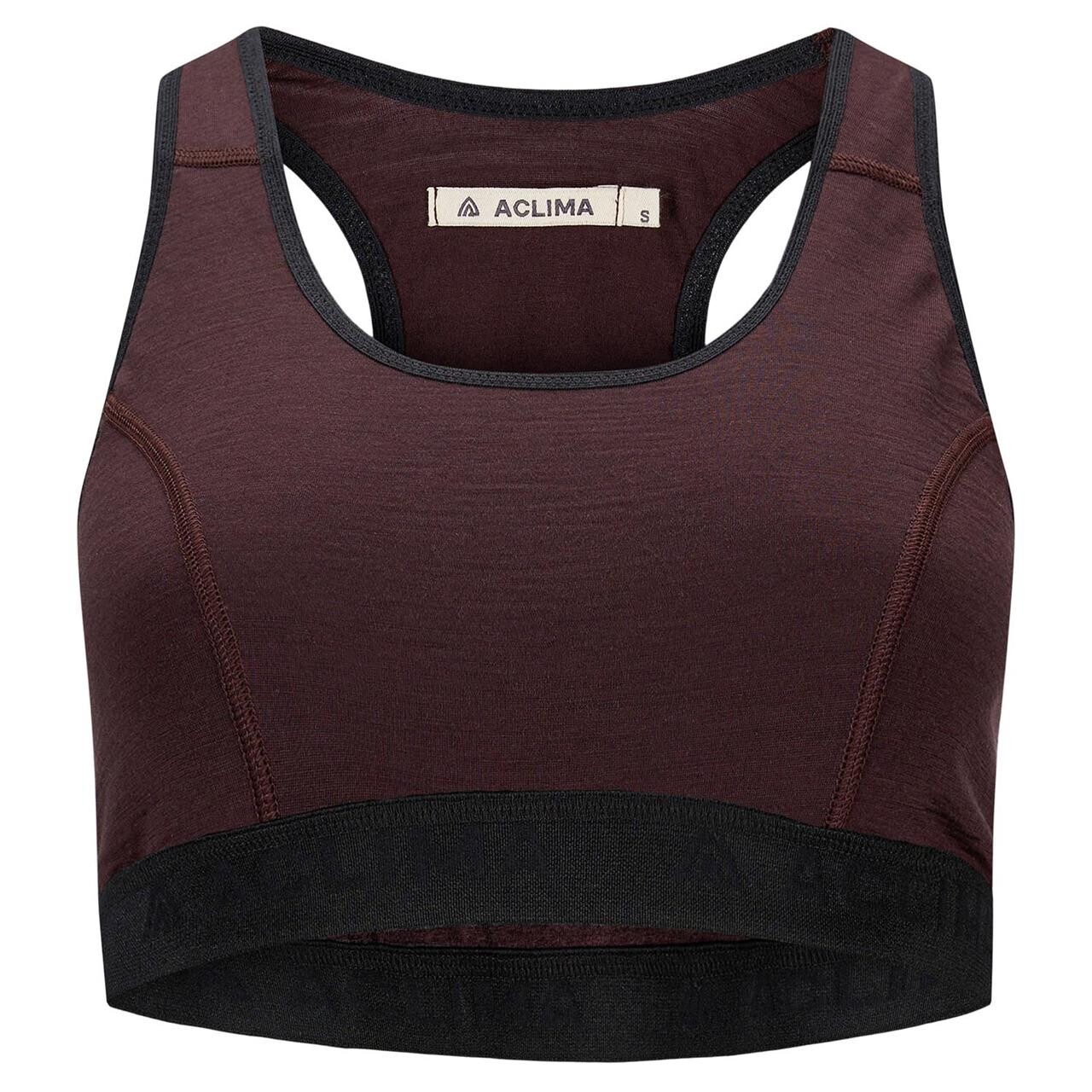 Aclima Womens Lightwool 180 Sports Top Lilla Chocolate Plum Large Lilla (CHOCOLAT  XX-large