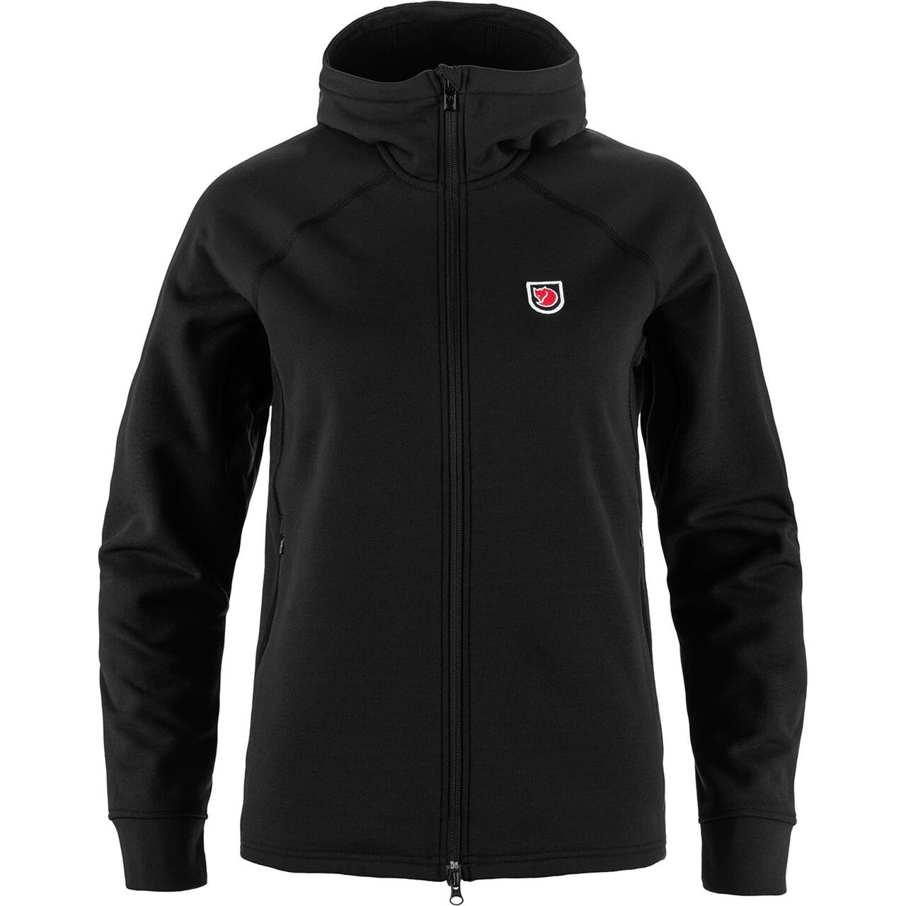 Fjallraven Womens Expedition Fleece Hoodie Sort Black 550 Large Sort  X-large