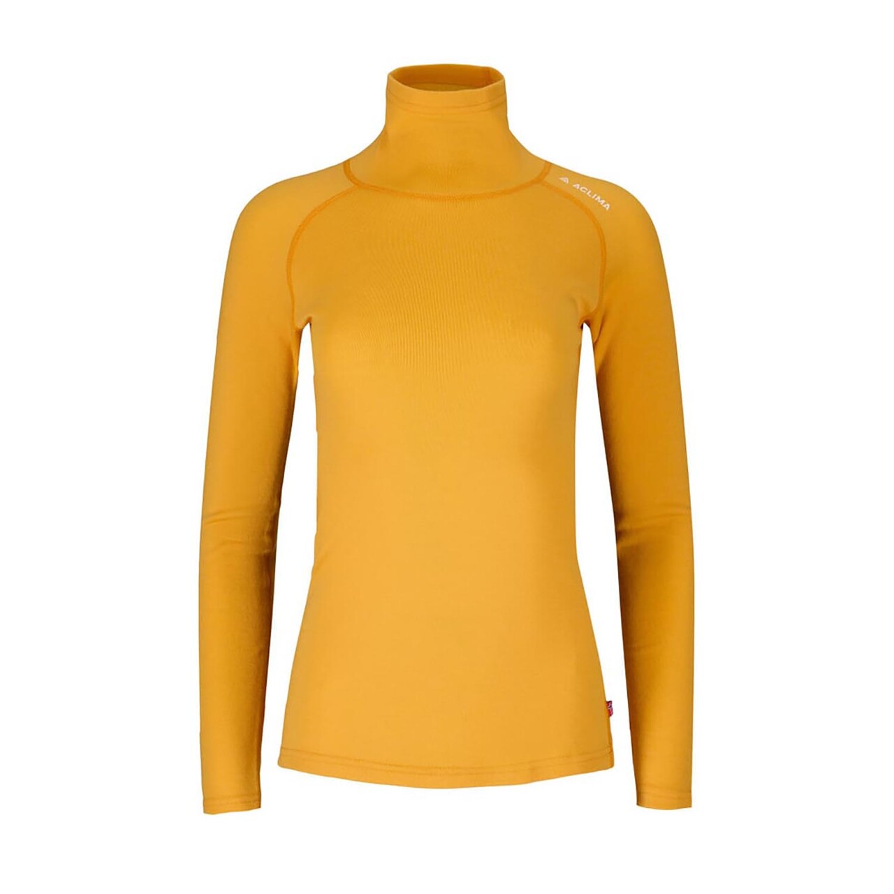 Aclima Womens Warmwool Roll Neck Orange Mango Mojito Large Orange (MANGO M  XX-large