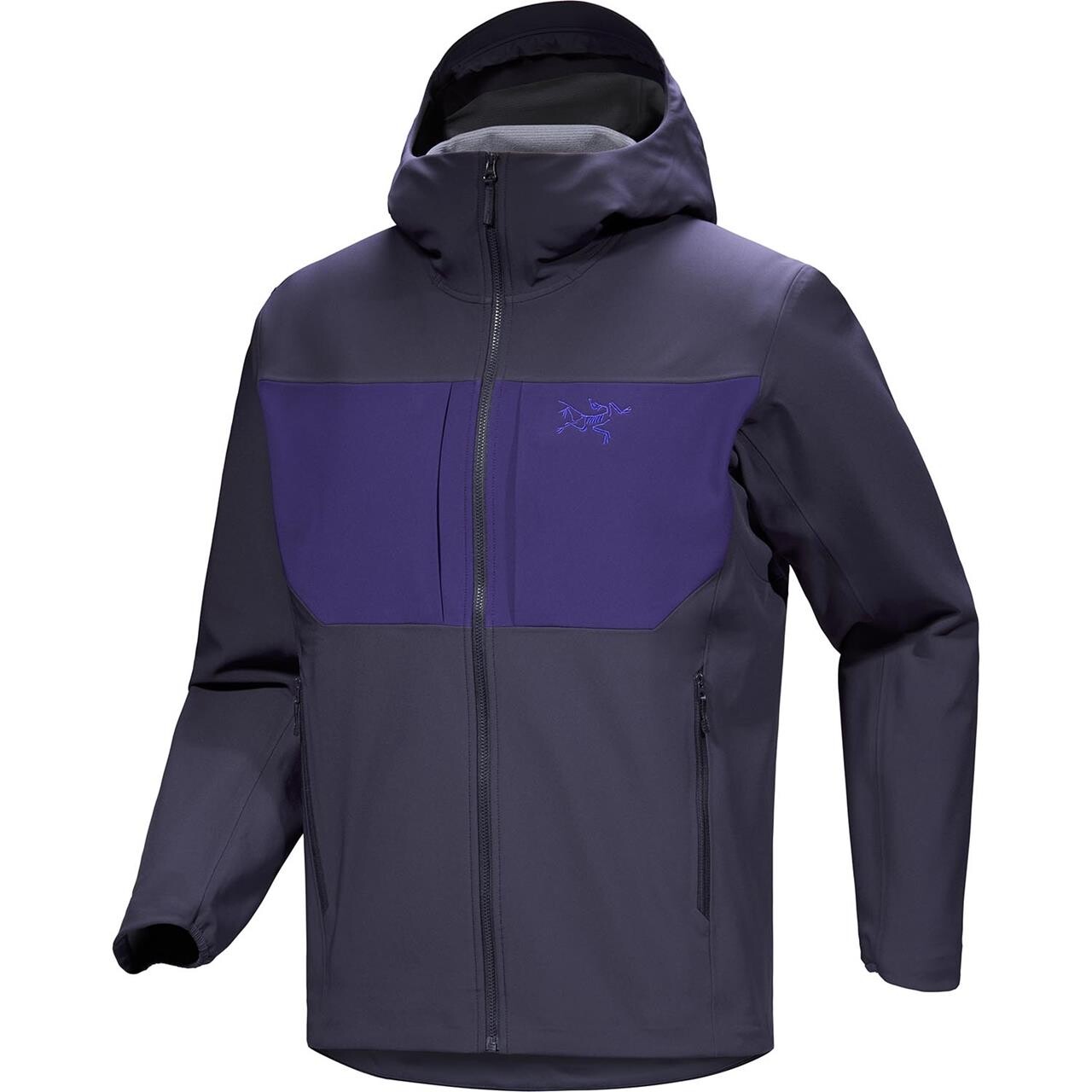 Arcteryx Mens Gamma Hoody Grå Black Sapphire Soul Large Sort  X-large