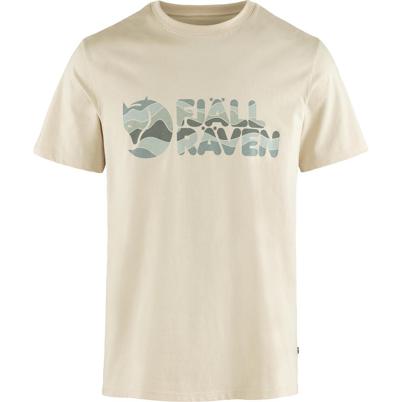 Fjallraven Mens Multicolor Logo Shirt Hvid Chalk White 113 Large Hvid  XX-large