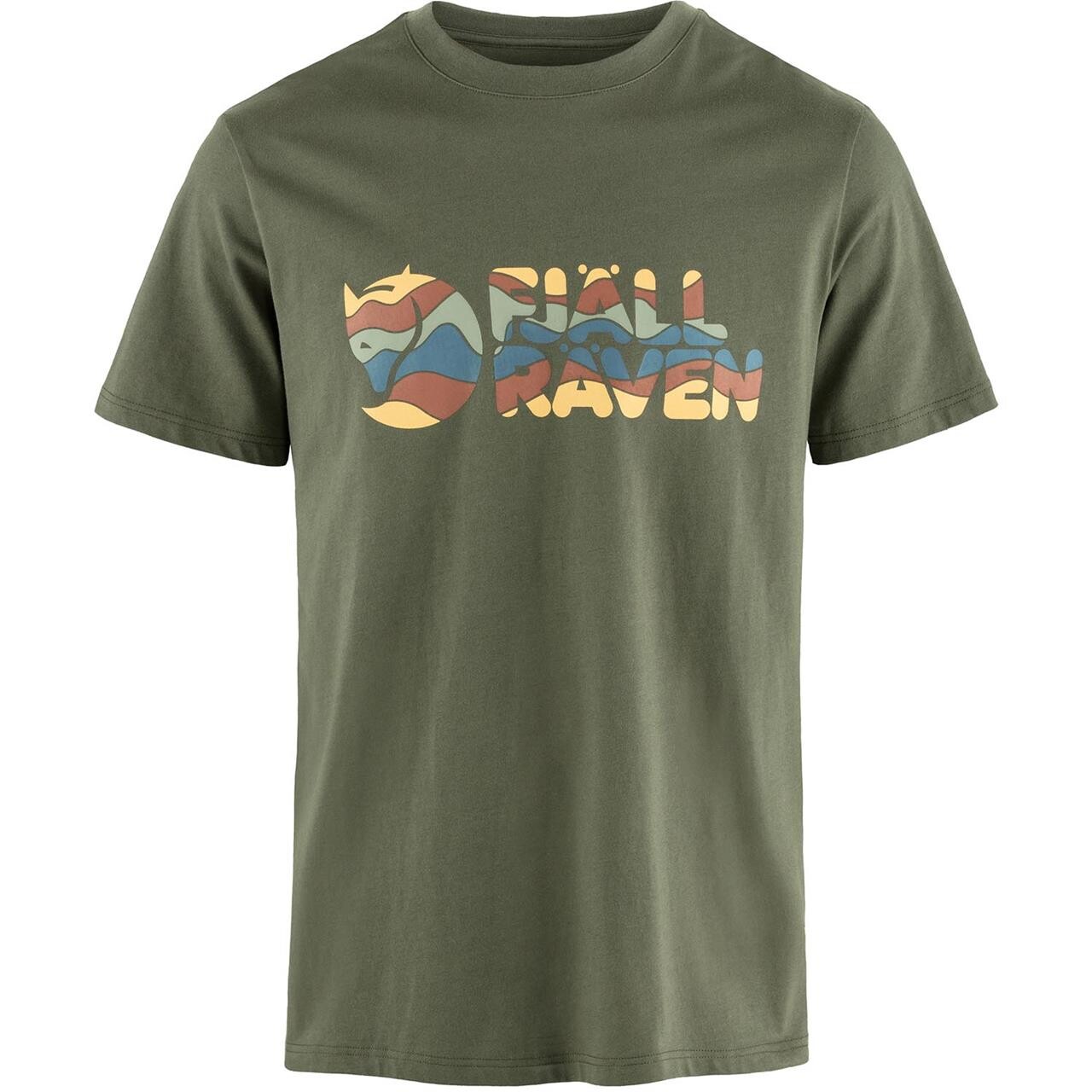 Fjallraven Mens Multicolor Logo Shirt Grøn Laurel Green 625 Large Grøn  XX-large