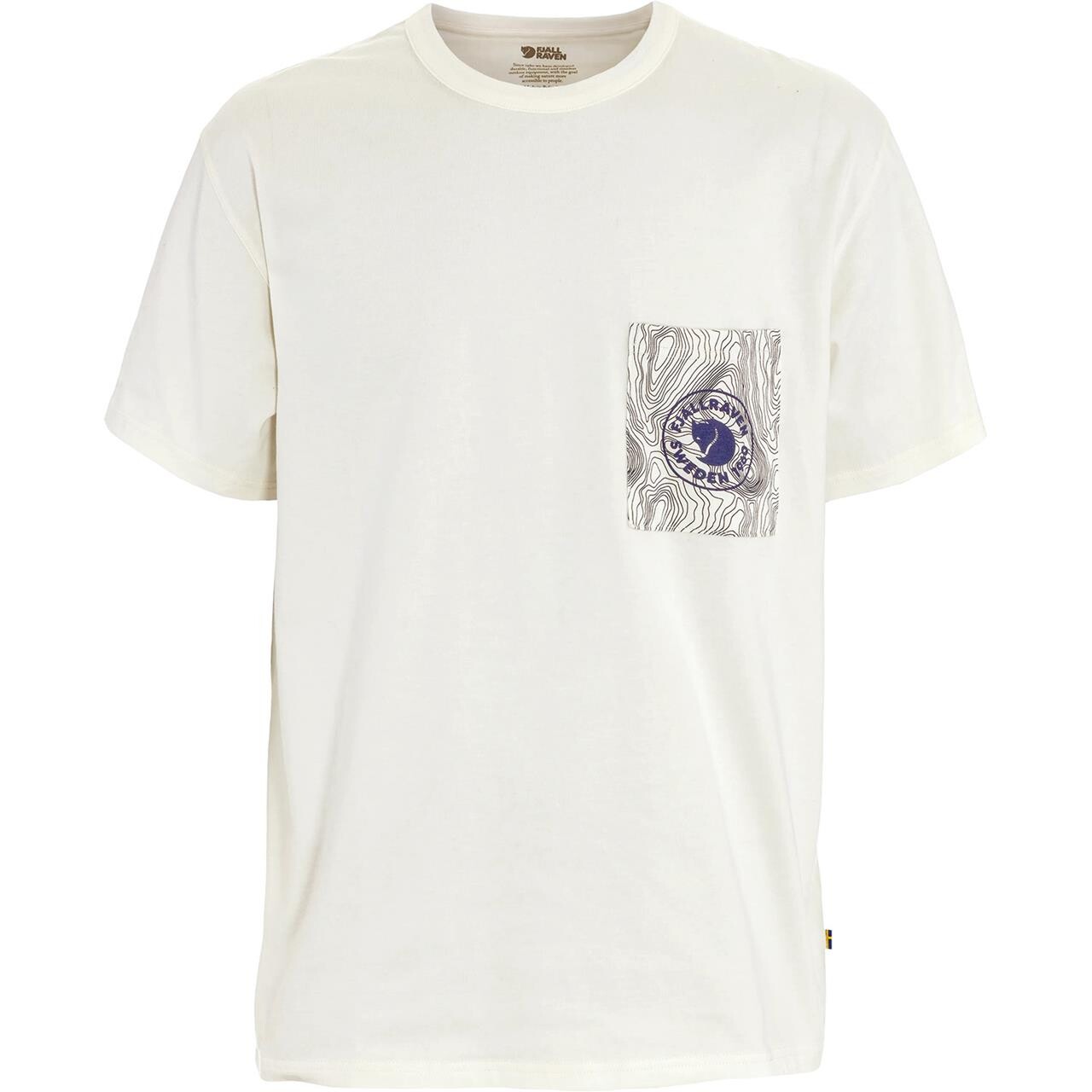 Fjallraven Mens Logo Pocket Shirt Hvid Eggshell 111 Large Hvid  XX-large