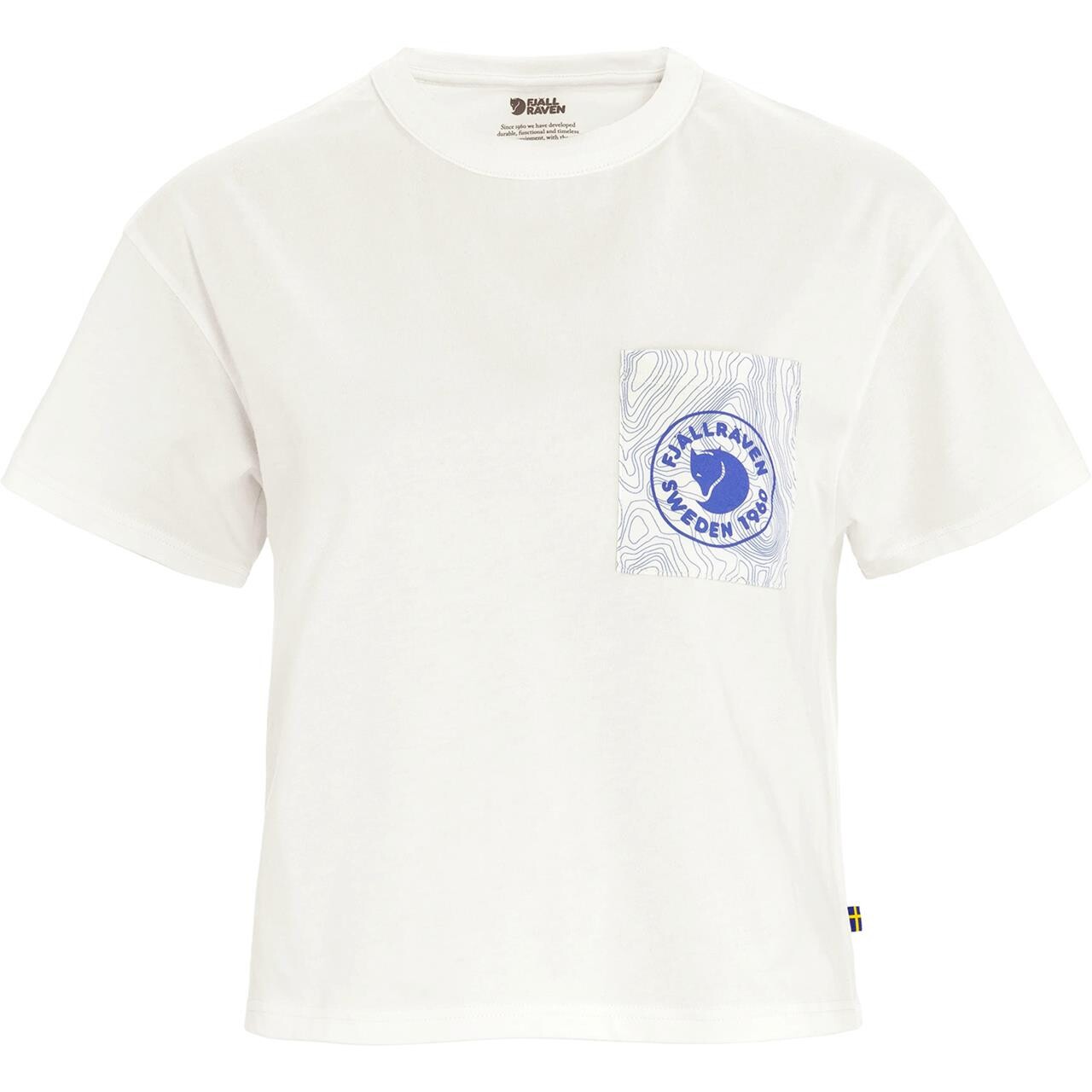Fjallraven Womens Logo Pocket Shirt Hvid Eggshell 111 Large Hvid  X-large