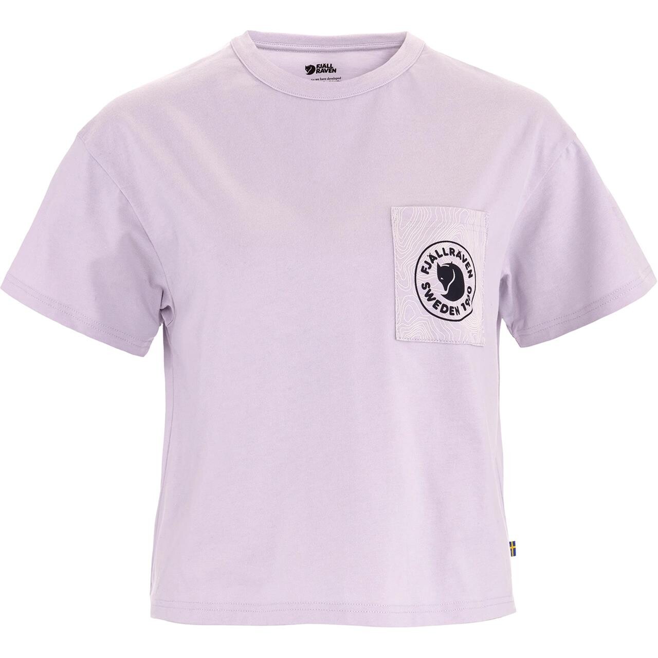Fjallraven Womens Logo Pocket Shirt Lilla Lavender Mist 452 Large Lilla (LAVENDER  X-large