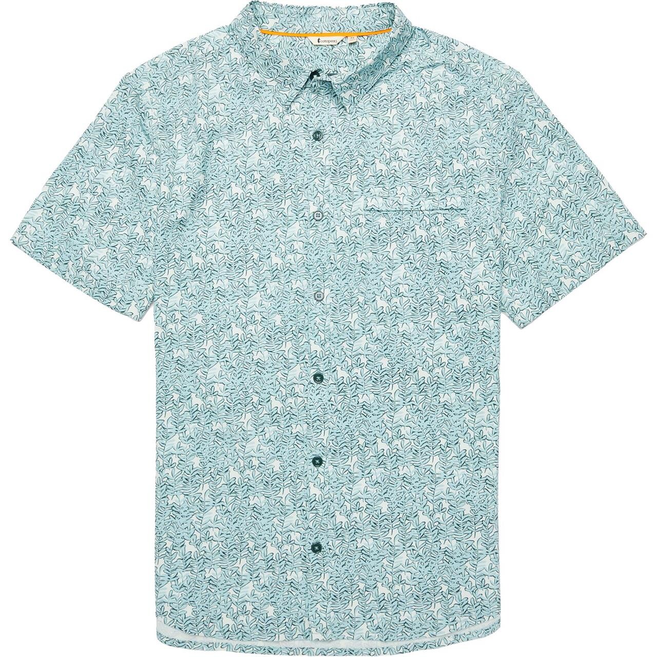 Cotopaxi Mens Cambio Button Shirt Print Blå Seaweed Foam Large Blå (SEAWEED FO  X-large