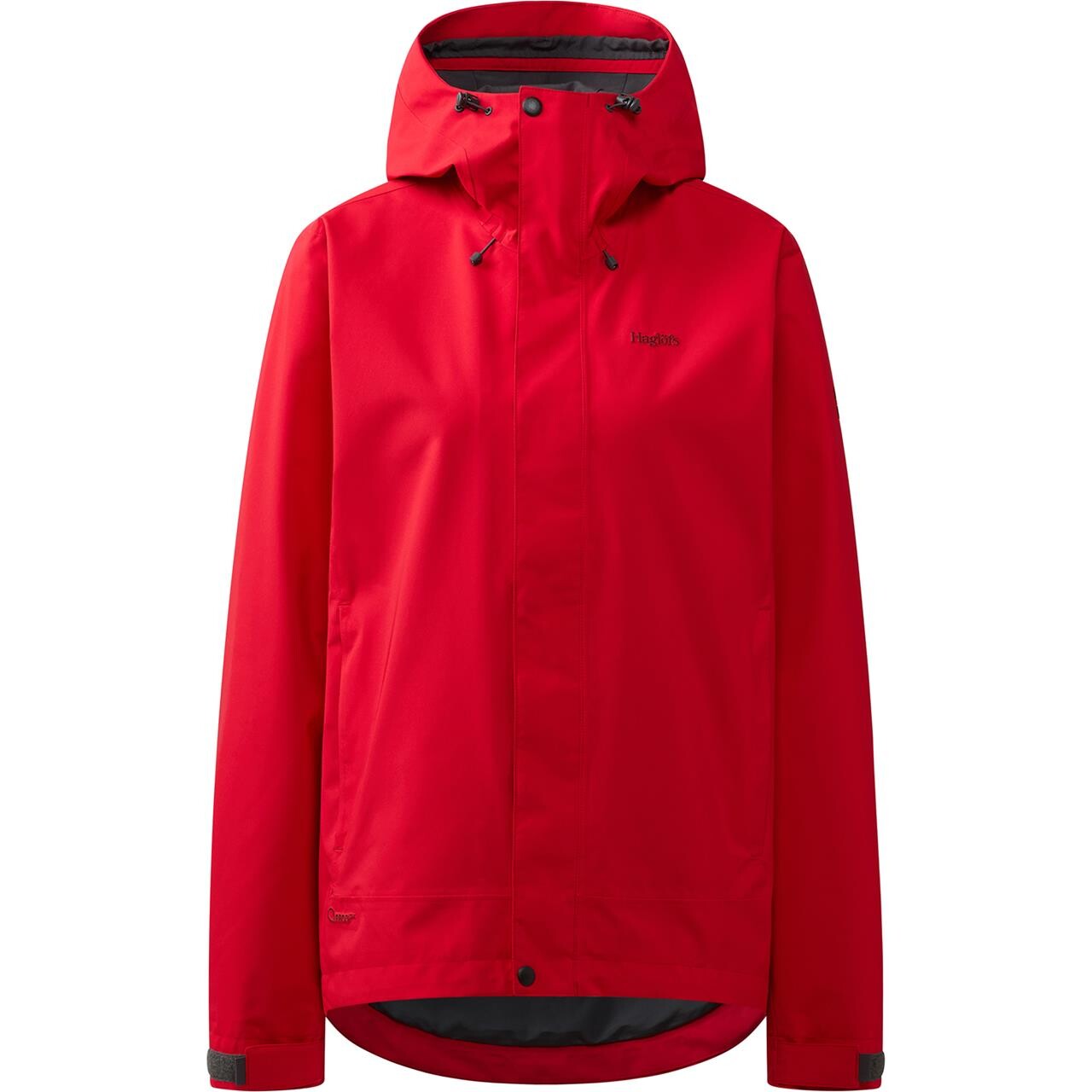Haglfs Womens Breeze Proof Jacket Rød Bright Red Large Rød (BRIGHT RED  XX-large