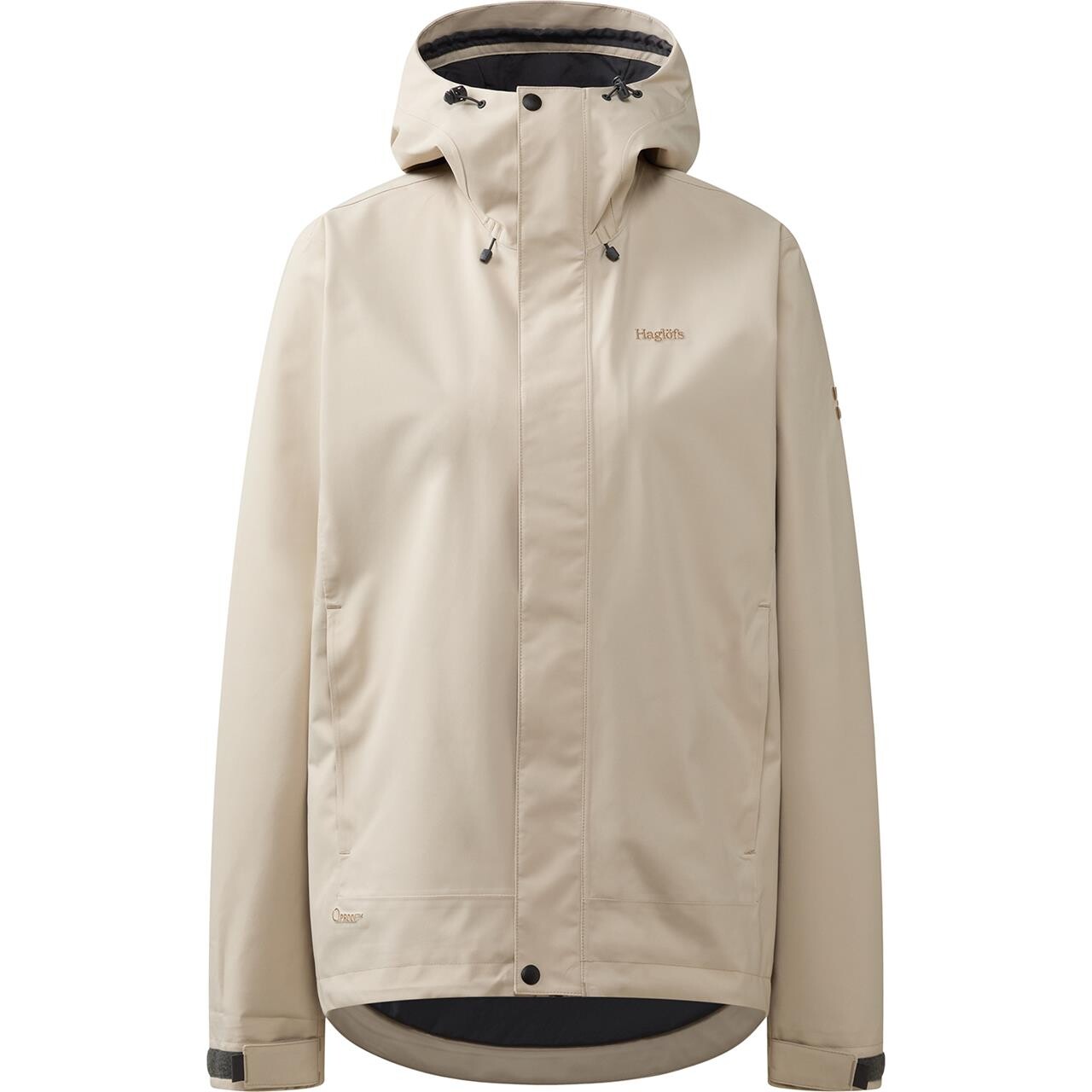 Haglfs Womens Breeze Proof Jacket Beige Chalk Beige Large Beige (CHALK BE  XX-large