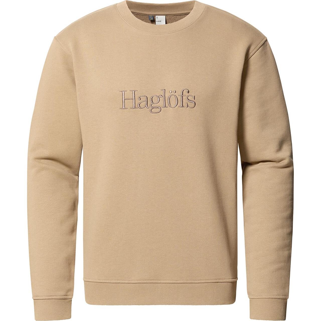Haglfs Mens Haglfs Crewneck Brun Oak Brown Large Brun (OAK BROWN  X-large