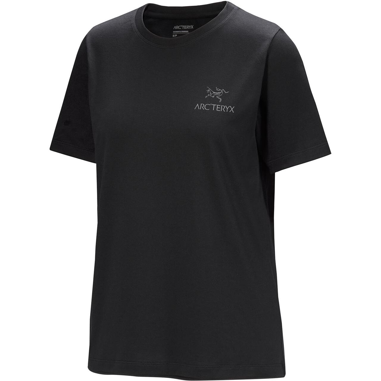 Arcteryx Womens Kragg Cotton Emblem Crew Sort Black Large Sort  X-large