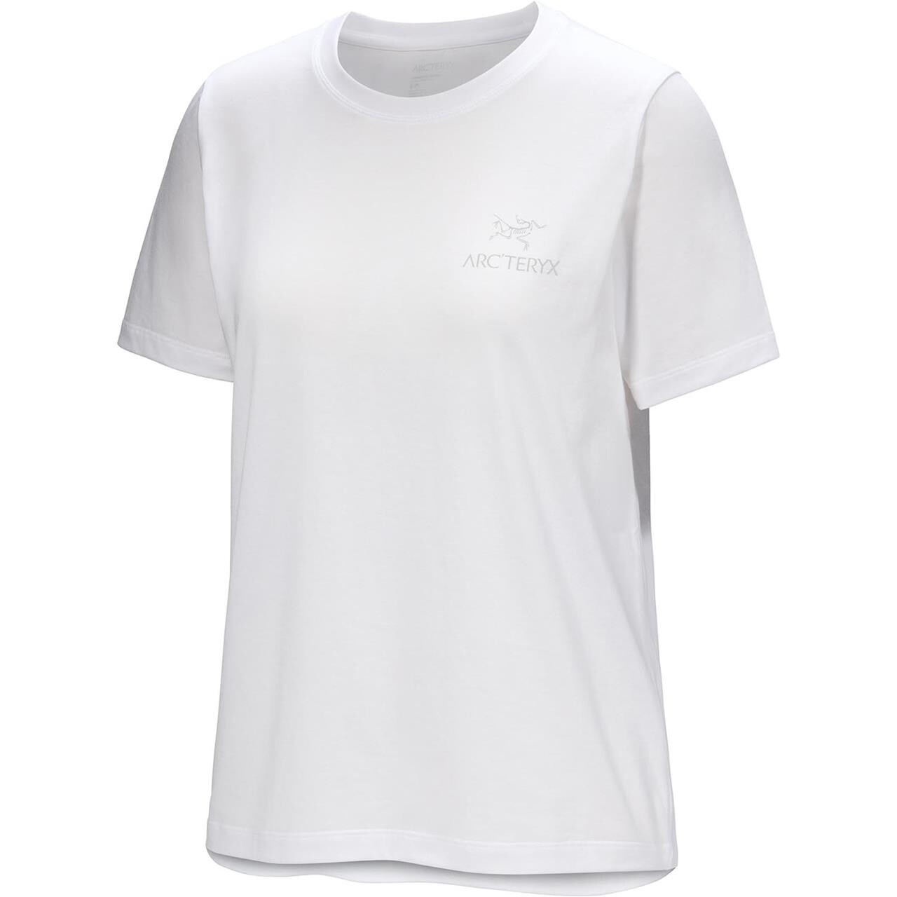 Arcteryx Womens Kragg Cotton Emblem Crew Hvid White Light Large Hvid  X-large