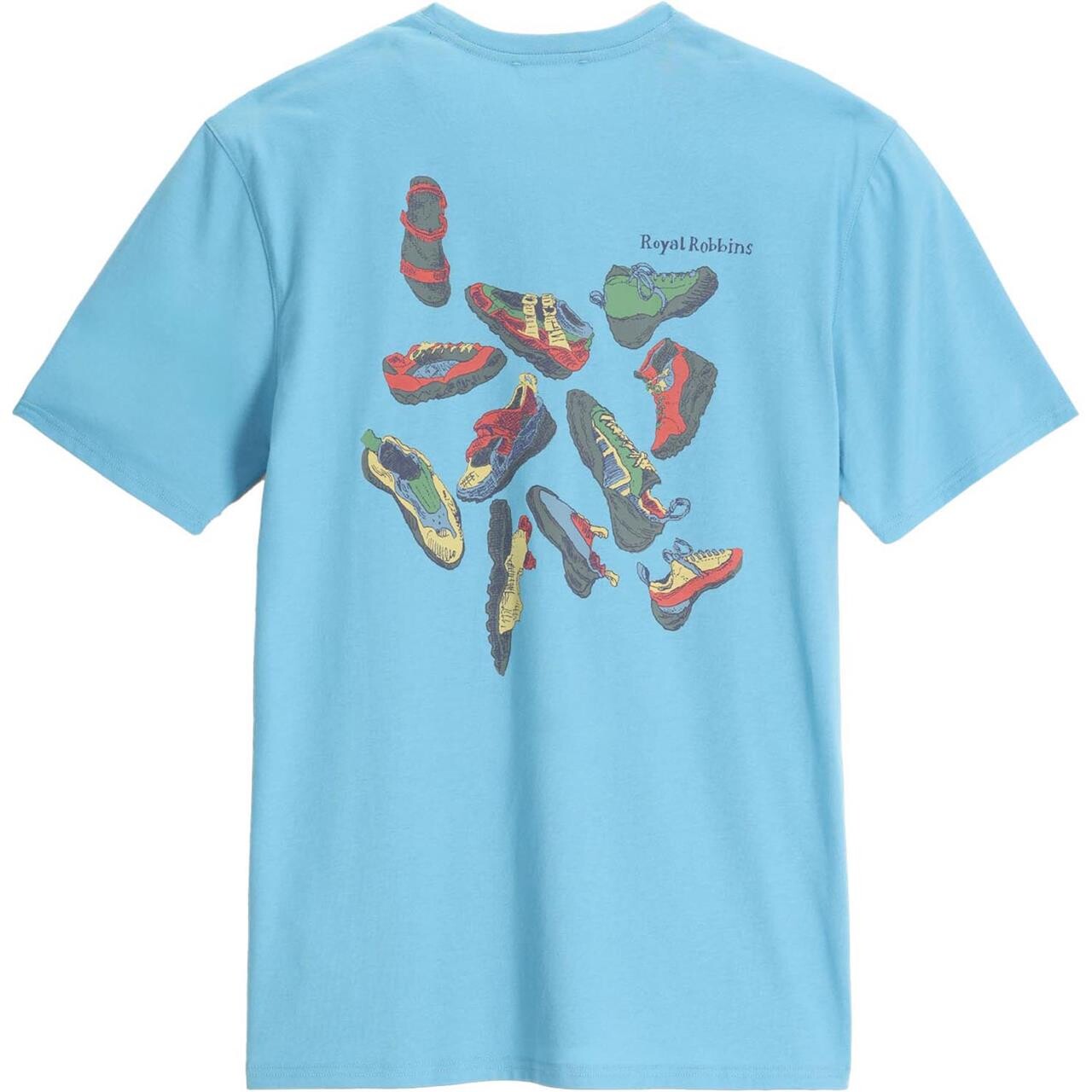 Royal Robbins Mens Graphic Tee Blå Catalina Shoe Large Blå (CATALINA S  X-large