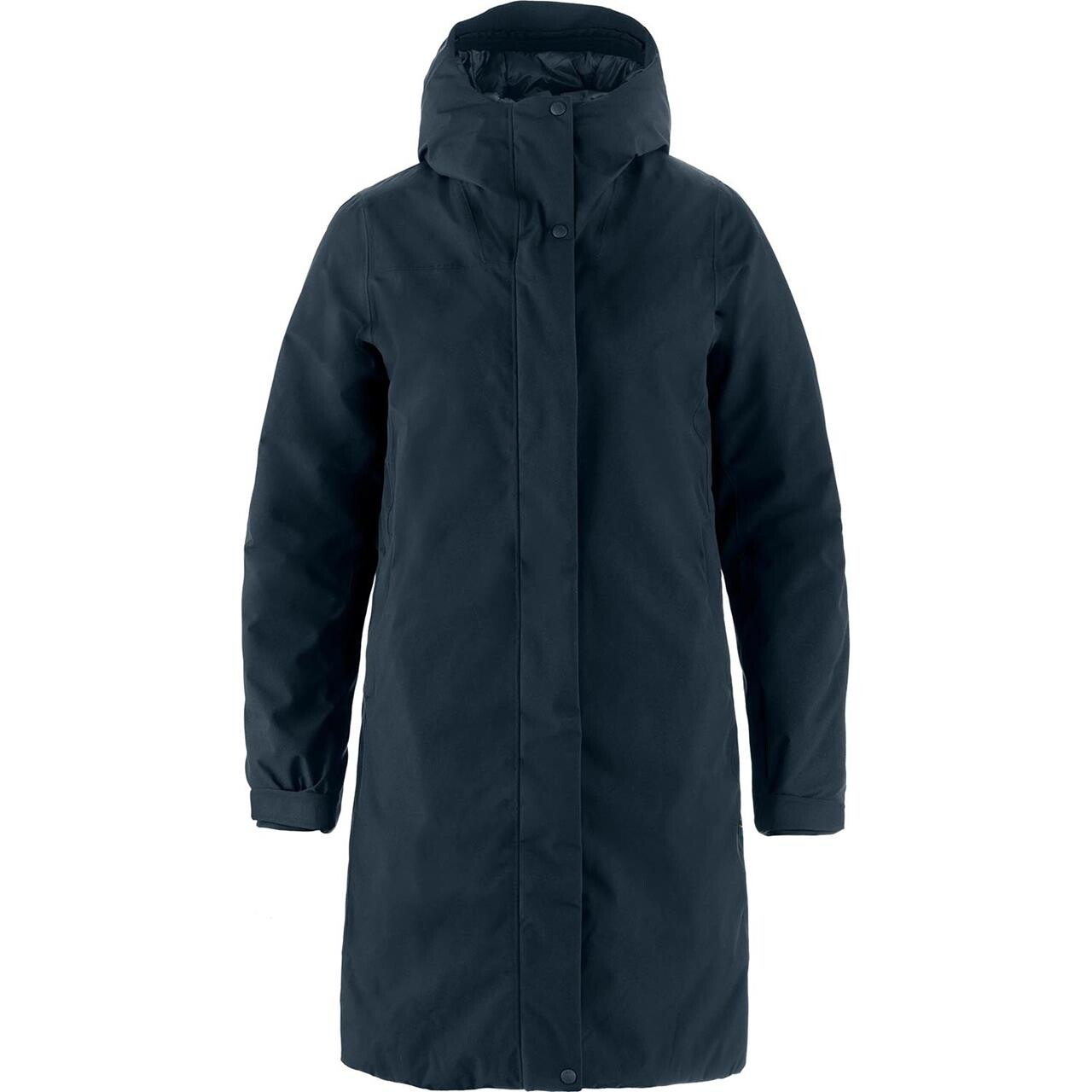Fjallraven Womens Hydratic Padded Parka Blå Dark Navy 555 Large Blå (DARK NAVY/  X-large