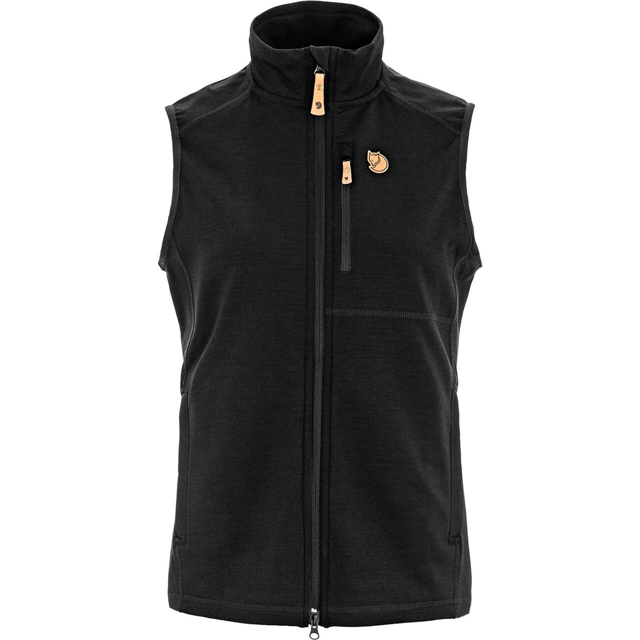 Fjallraven Womens Keb Fleece Vest Sort Black 550 Large Sort  X-large