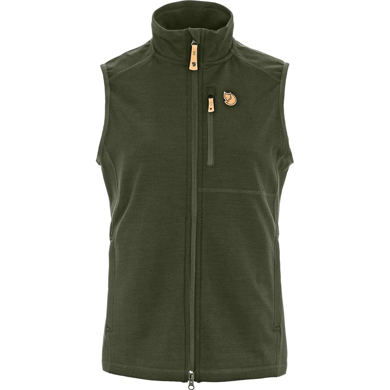 Fjallraven Womens Keb Fleece Vest Grøn Deep Forest 662 Large Grøn  X-large