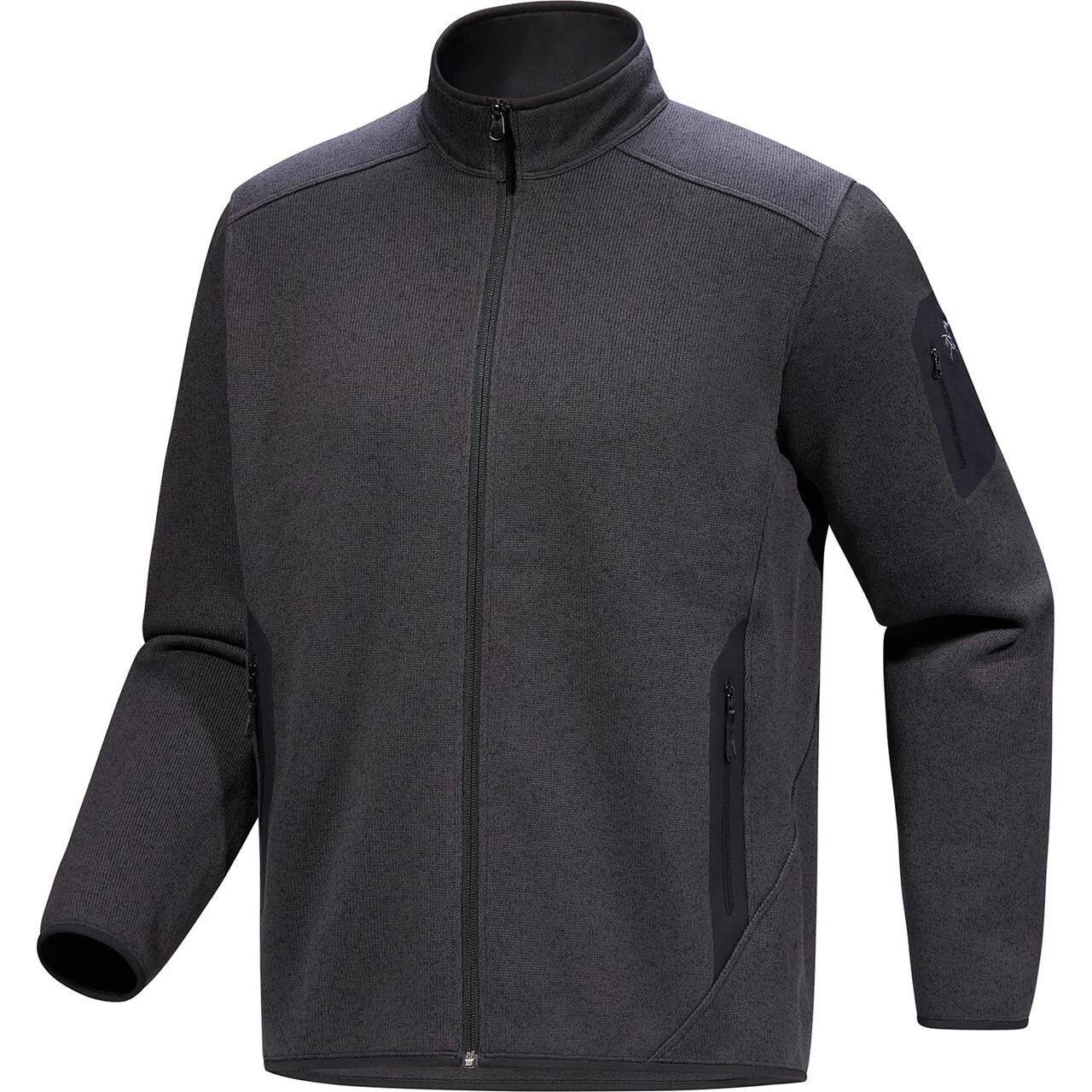 Arcteryx Mens Covert Cardigan Sort Black Heather Large Sort  XX-large