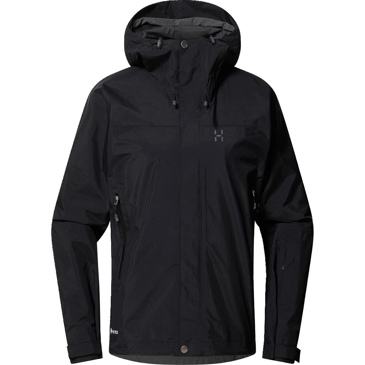 Haglfs Womens Astral Gtx Jacket Sort True Black Large Sort  X-large