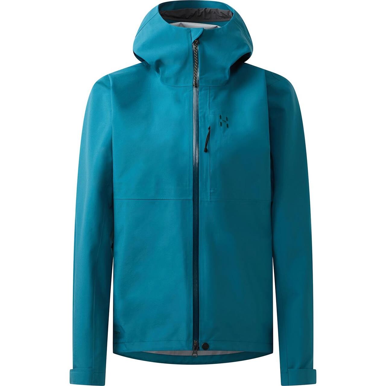 Haglfs Womens Front Proof Jacket Blå Deep Teal Large Blå (DEEP TEAL)  X-large