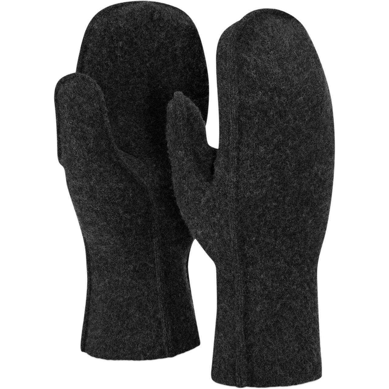 Aclima Reborn Felted Mittens Grå Dark Grey Melange Large Grå (DARK GREY  XX-large