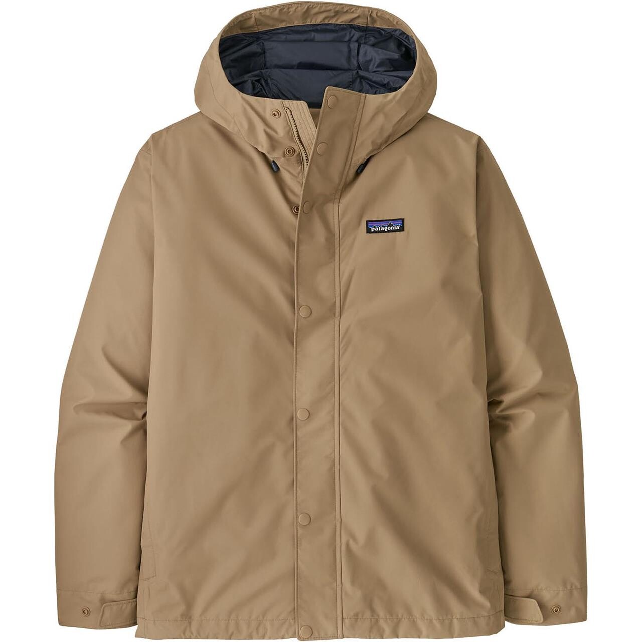 Patagonia Mens Jackson Glacier Rain Jacket Brun Slab Khaki Large Brun (SLAB KHAK  X-large