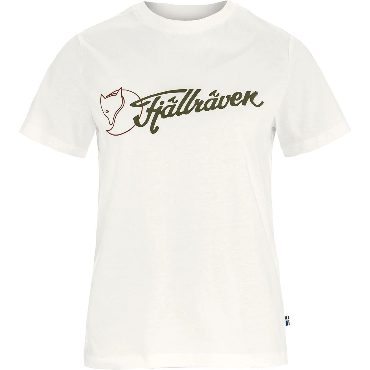 Fjallraven Womens Archive Logo Shirt Hvid Eggshell 111 Large Hvid  X-large