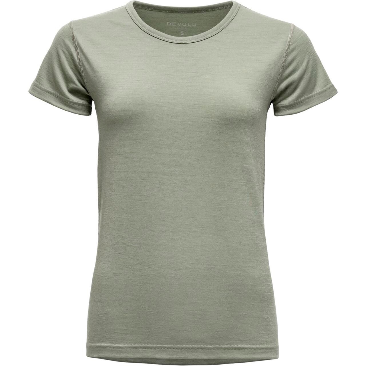Devold Womens Breeze Plus Merino 200 Shirt Grå Fog Large Grå (FOG)  X-large