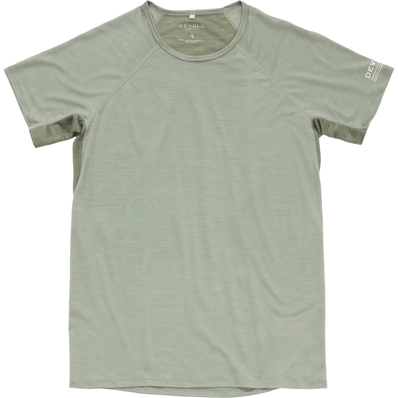 Devold Mens Endurance Merino 130 Tee Grå Fog Large Grå (FOG)  X-large
