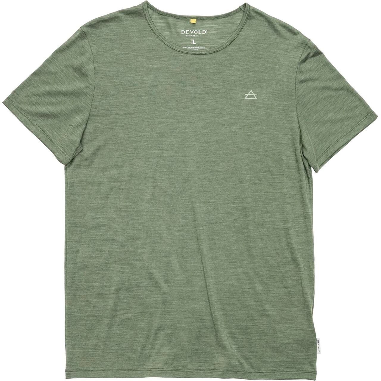 Devold Mens Active Tee Grøn Forest Large Grøn  X-large
