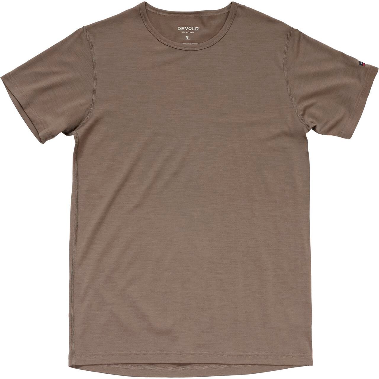 Devold Mens Breeze Merino 150 Shirt Brun Falcon Large Brun (FALCON)  X-large