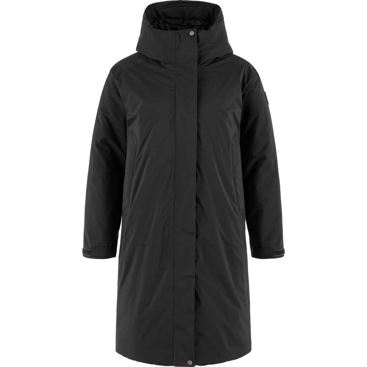 Fjallraven Womens Vik Gtx Padded Parka Sort Black 550 Large Sort  X-large