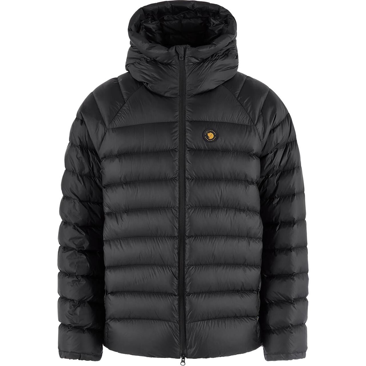 Fjallraven Mens Bergtagen Down Jacket Sort Black 550 Large Sort  XX-large