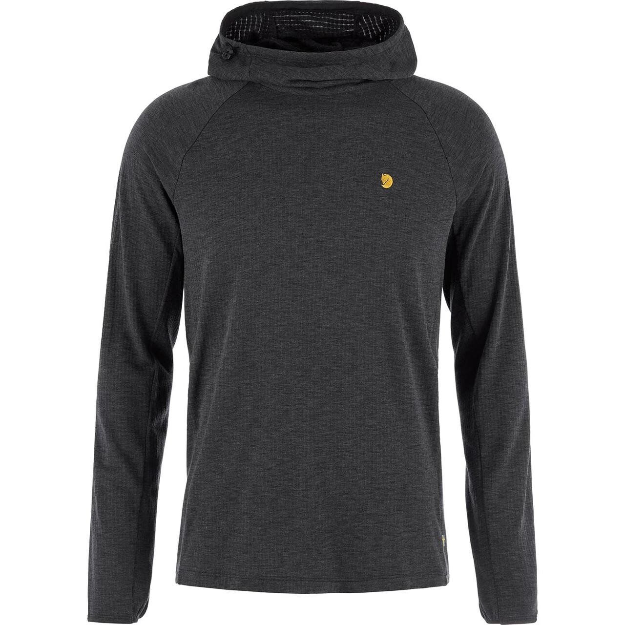 Fjallraven Mens Bergtagen Midlayer Hoodie Sort Black 550 Large Sort  XX-large