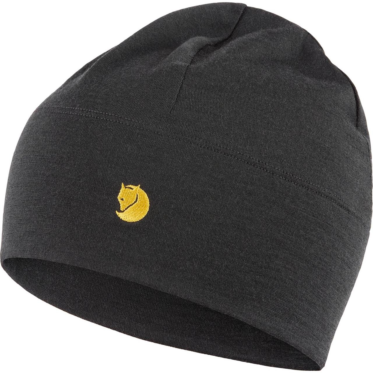 Fjallraven Bergtagen Merino Beanie Sort Black 550 Large Large Sort  Large/x-large