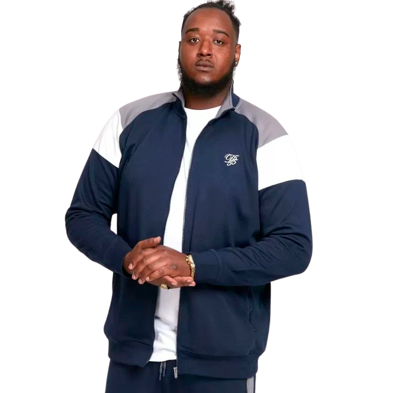 D555 Jeffrey Herre Cardigan Plus Size Navy 5xl Navy  5XL