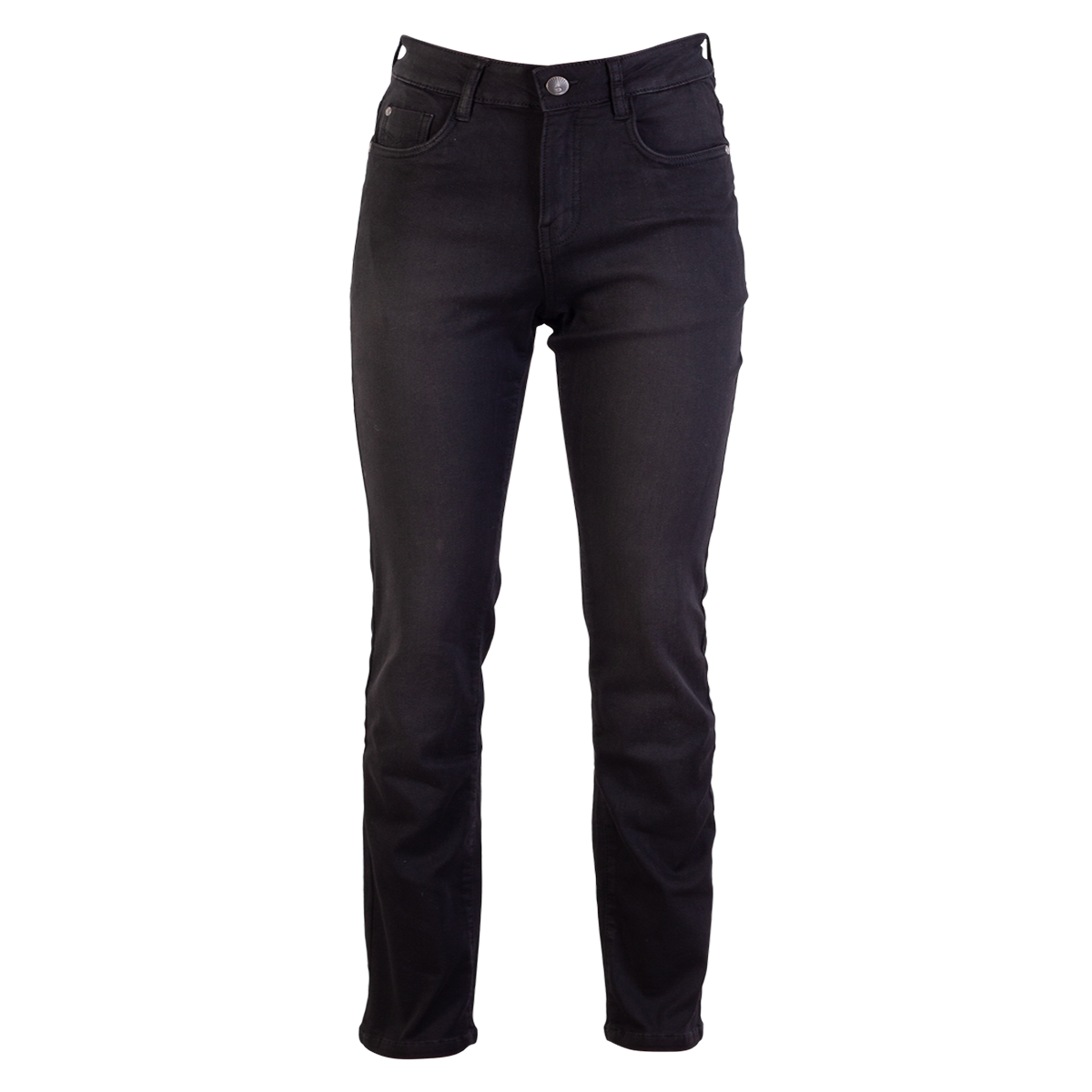 Steenholt Grace Dame Jeans Stretch Plus Size Black Denim Sort  52/32