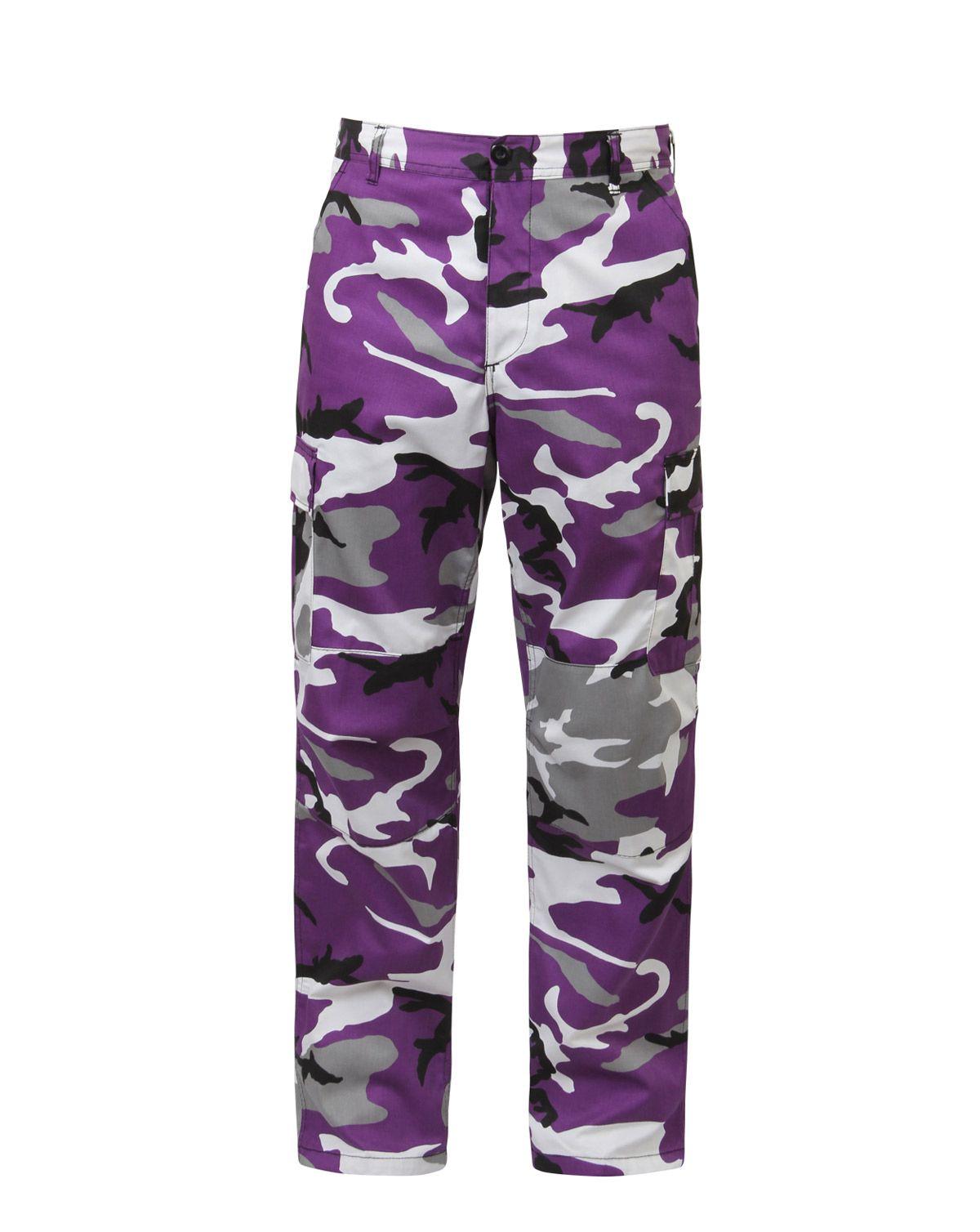 Rothco Bdu Bukser Lilla Camouflage Large Lilla Herre X-Large / 35"-4