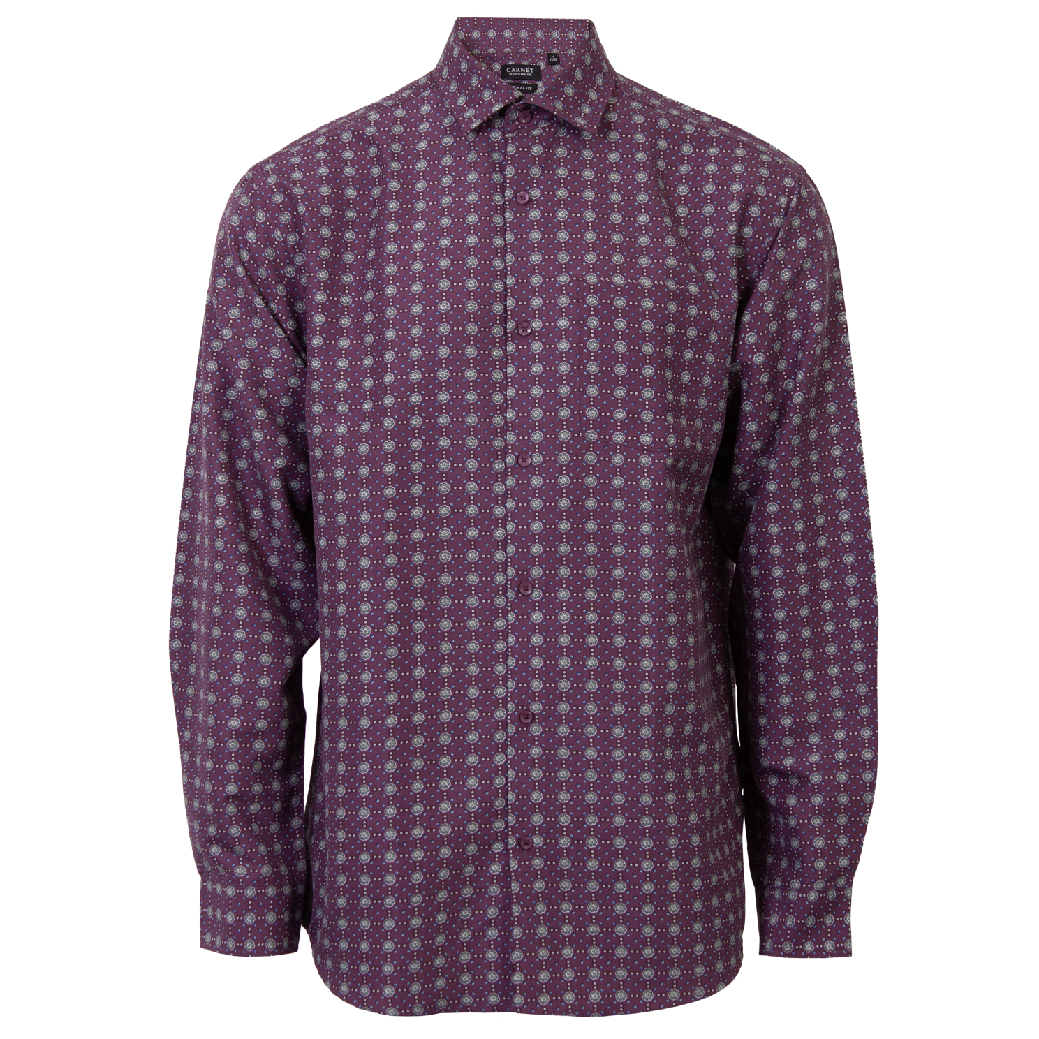 Carnt Bernhard Herre Skjorte Plus Size Lilas 5xl Lilas  5XL