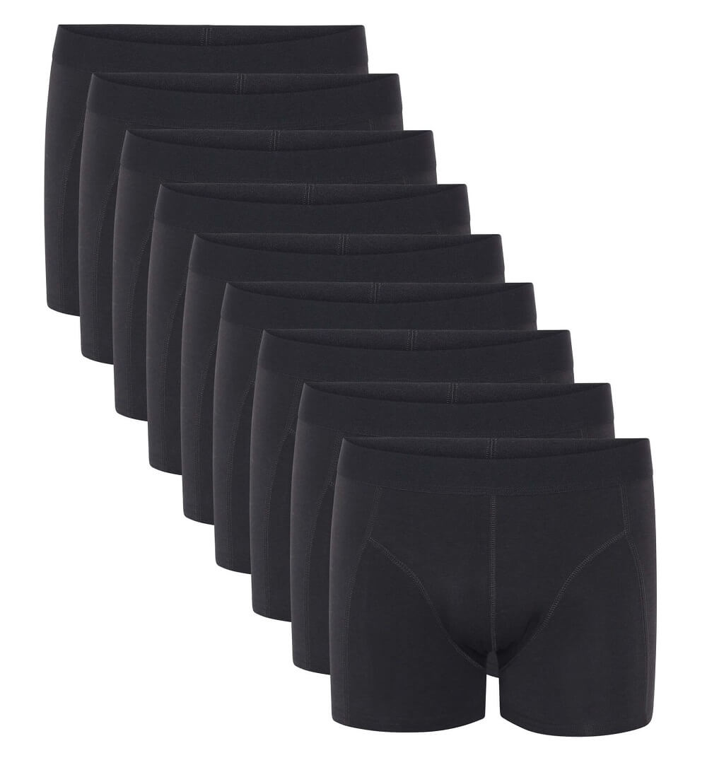 Pak Sorte Boxershorts Str Sort  Large