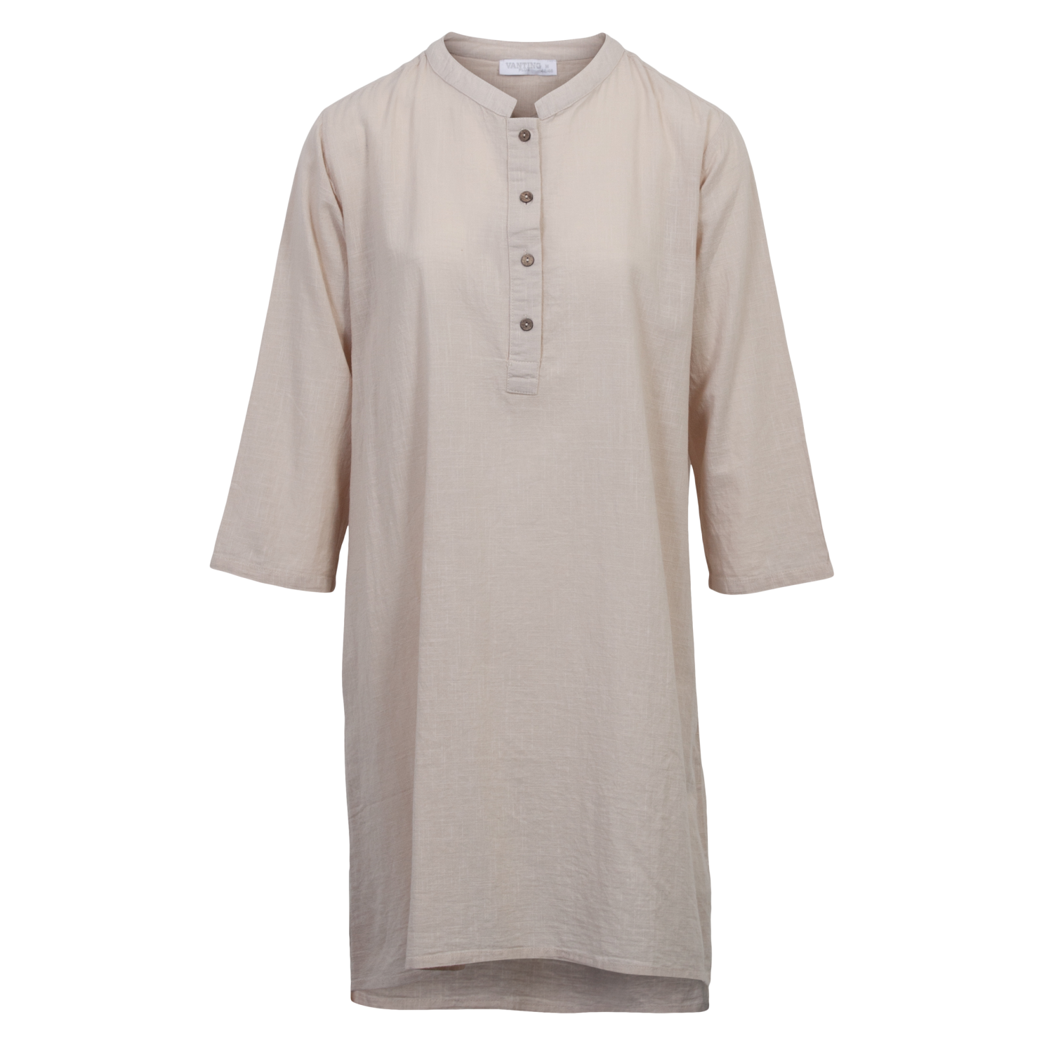 Vanting Dame Tunika Hørmix Beige Beige  46/48