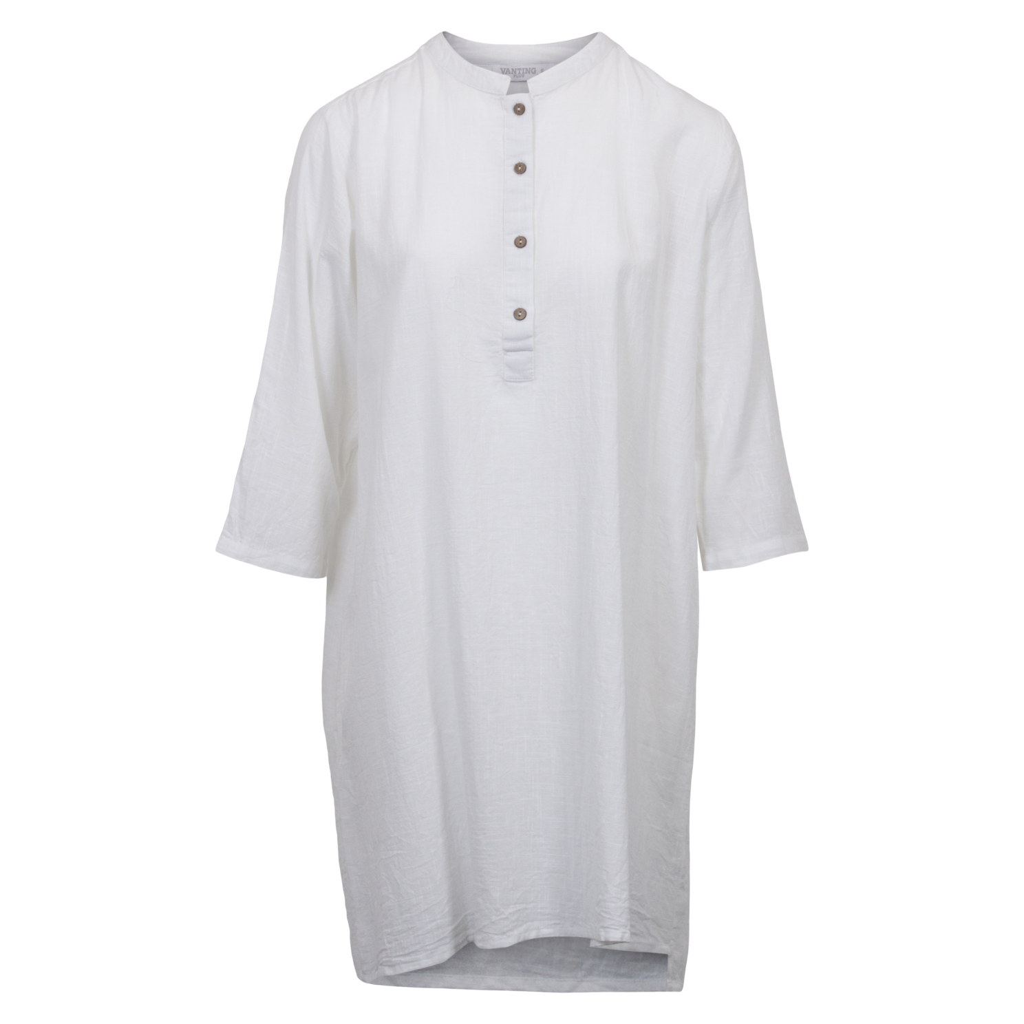 Vanting Dame Tunika Hørmix White Hvid  54/56