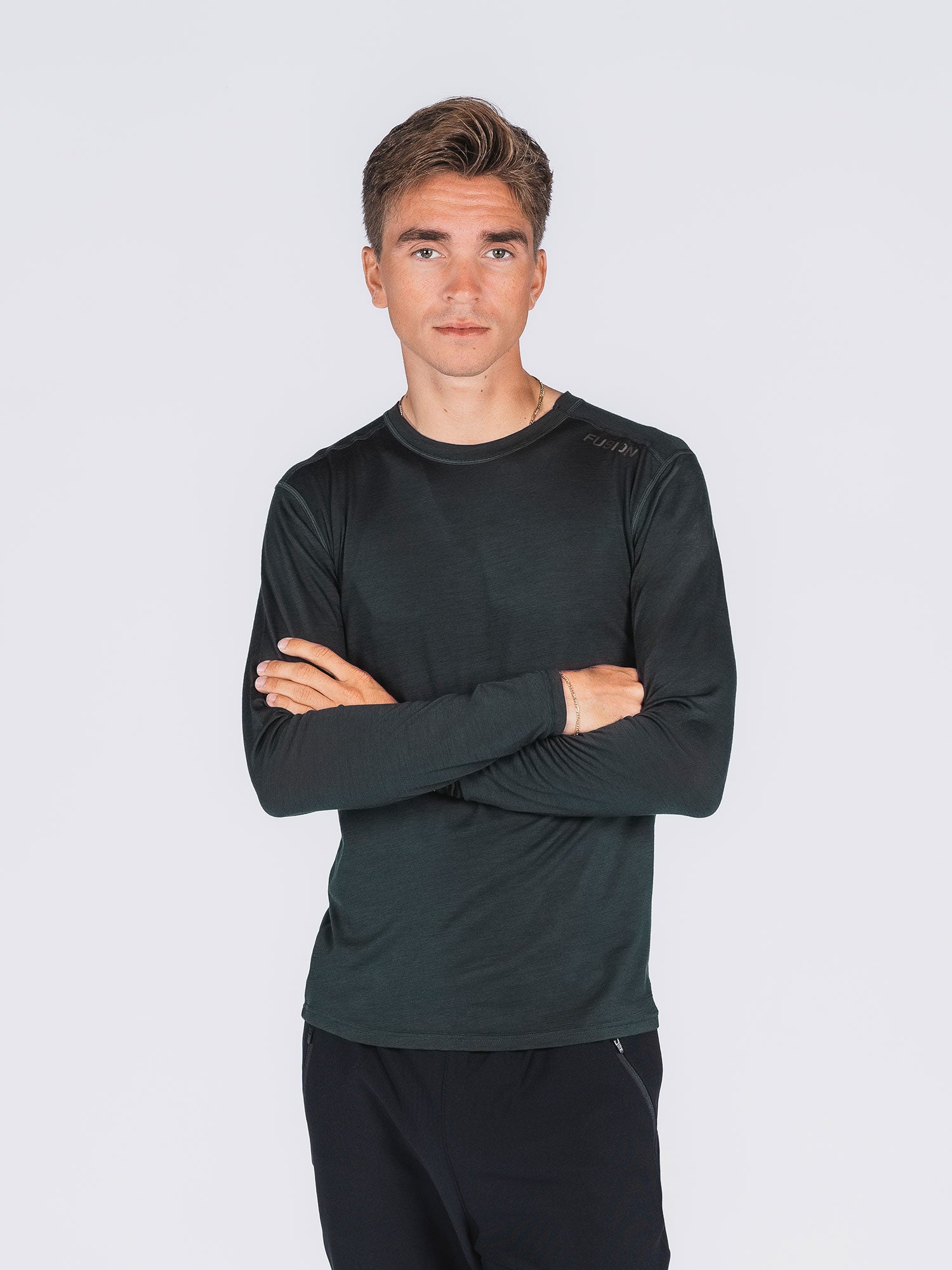 Fusion Mens Merino 150 Green Xxxl Grøn Male XXXL