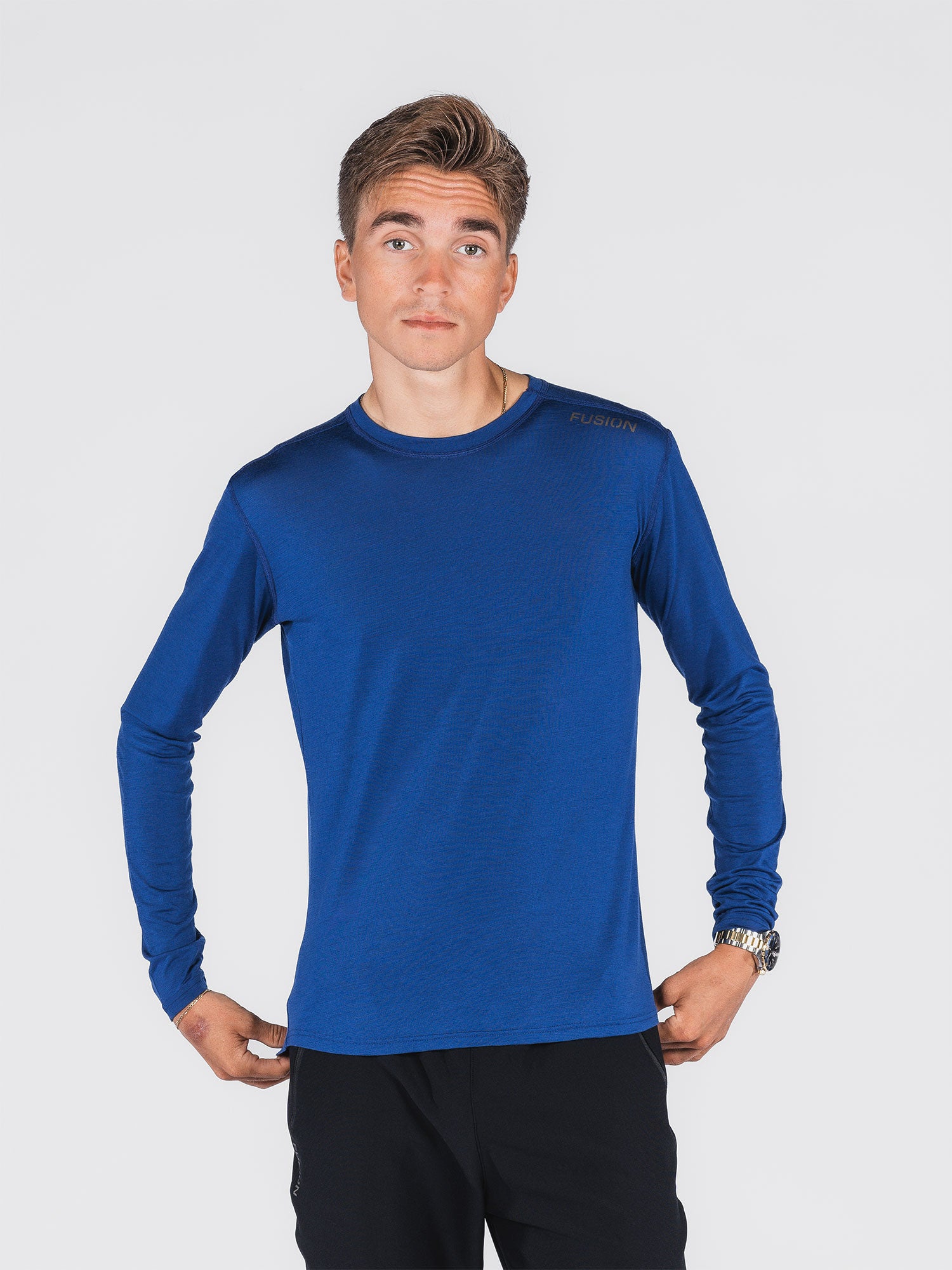 Fusion Mens Merino 150 Night Blue Xxxl Night Blue Male XXXL